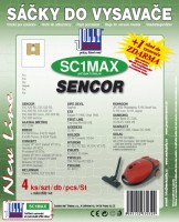 SC 1 MAX sáčky do vysavače Sencor (4ks)