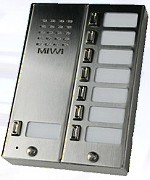 Tlačítkové tablo MIWUS-525/8 (vr+8 tl.) 2M