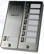 Tlačítkové tablo MIWUS-525/10 (vr+10 tl.) 2M