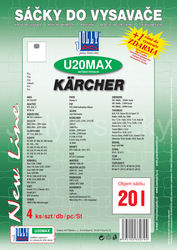 U 20 MAX – 20 litrů sáčky do vysavačů KÄRCHER: A 2200…2299 Serie